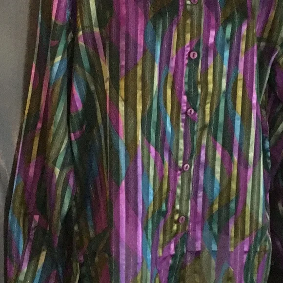 .NWT Vintage 1980 O’Keif & O’Keif  Women’s Blouse - Picture 12 of 15